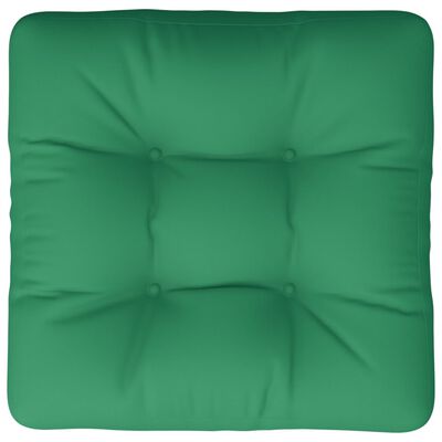 vidaXL Cuscino per Pallet Verde 50x50x12 cm in Tessuto