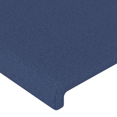 vidaXL Testiera ad Orecchio Blu 83 x 23 x 78/88cm in Tessuto