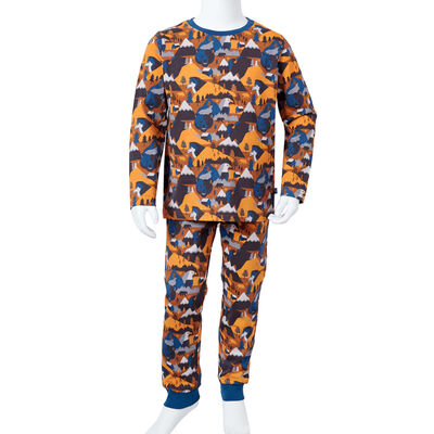 Pigiama per Bambini Maniche Lunghe Cognac 104