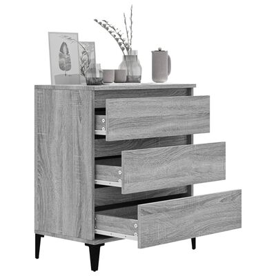 vidaXL Credenza Grigio Sonoma 60x35x70 cm in Legno Multistrato