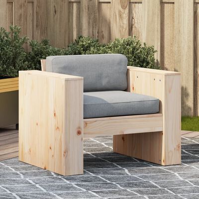 vidaXL Divano da Giardino 79x60x62 cm in Legno Massello di Pino