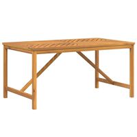 vidaXL Tavolo da Pranzo da Giardino 150x90x74 cm Legno Massello Acacia