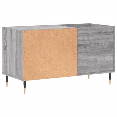 vidaXL Mobile Porta Dischi Grigio Sonoma 85x38x48 cm Legno Multistrato