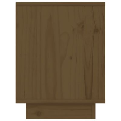 vidaXL Comodini 2 pz Ambra 40x30x40 cm in Legno Massello di Pino