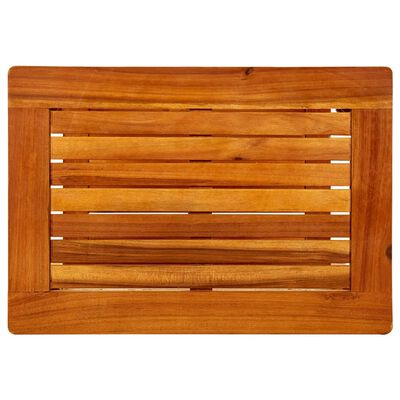 vidaXL Tavolino da Salotto 50x35x45 cm in Legno Massello di Acacia