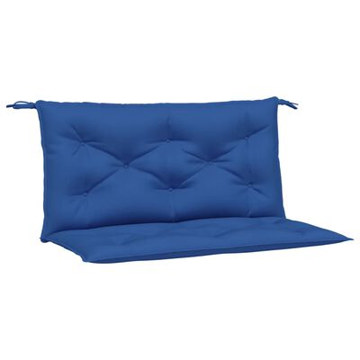 vidaXL Cuscini Panca Giardino 2pz Blu Reale 100x50x7 cm Tessuto Oxford