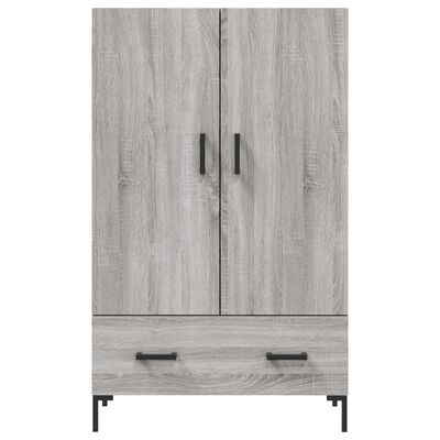 vidaXL Credenza Grigio Sonoma 69,5x31x115 cm in Legno Multistrato