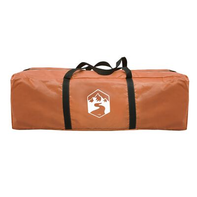 vidaXL Tenda da Campeggio a Cupola 6 Persone Arancione Impermeabile