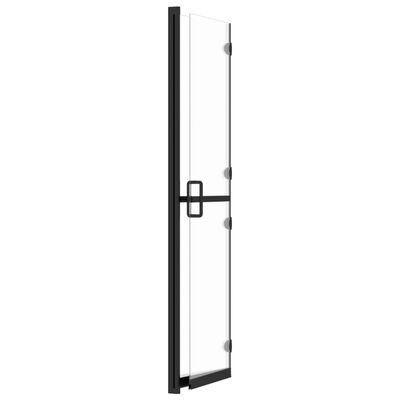 vidaXL Parete per Doccia Walk-in Pieghevole in Vetro ESG 70x190 cm