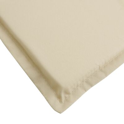 vidaXL Cuscino per Lettino Beige 180x60x3 cm in Tessuto Oxford