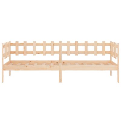 vidaXL Dormeuse senza Materasso 90x200 cm in Legno Massello di Pino