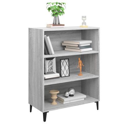 vidaXL Credenza Grigio Sonoma 69,5x32,5x90 cm in Legno Multistrato