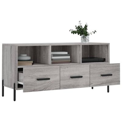 vidaXL Mobile TV Grigio Sonoma 102x36x50 cm in Legno Multistrato