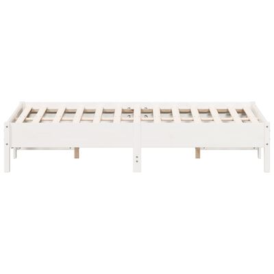 vidaXL Letto senza Materasso Bianco 120x190 cm Legno Massello di Pino