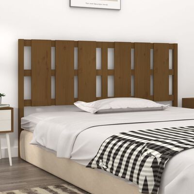 vidaXL Testiera per Letto ambra 185,5x4x100 cm Legno Massello di Pino