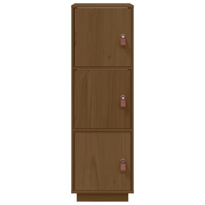 vidaXL Credenza ambra 34x40x108,5 cm in Legno Massello di Pino