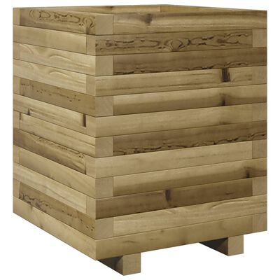 vidaXL Fioriera da Giardino 40x40x49,5 cm in Legno di Pino Impregnato