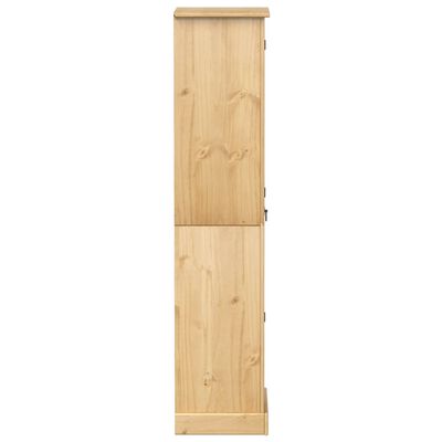 vidaXL Armadio Corona 55x38x170 cm in Legno Massello di Pino