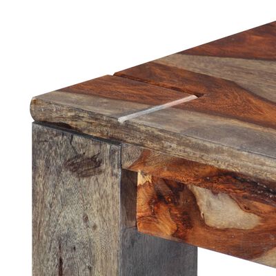 vidaXL Tavolo da Pranzo Grigio 180x90x76 cm Legno Massello di Sheesham