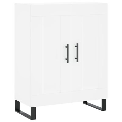 vidaXL Credenza Bianca 69,5x34x180 cm in Legno Multistrato