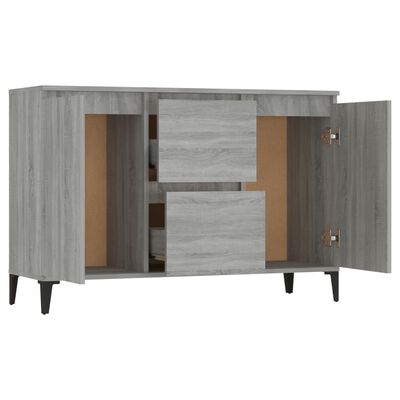 vidaXL Credenza Grigio Sonoma 104x35x70 cm in Legno Multistrato