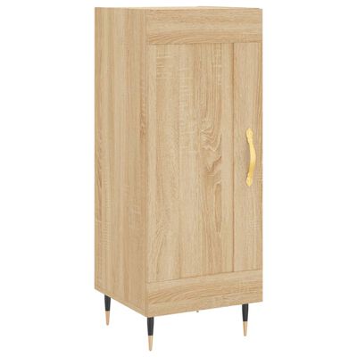 vidaXL Credenza Rovere Sonoma 34,5x34x180 cm in Legno Multistrato