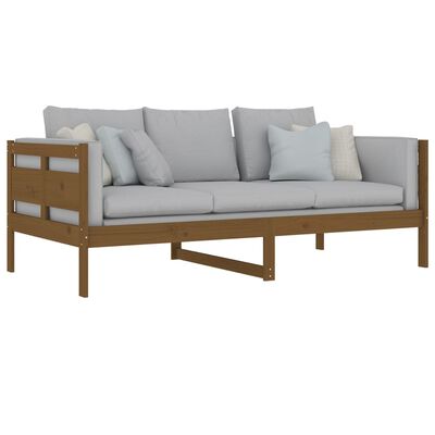 vidaXL Dormeuse Ambra in Legno Massello di Pino 90x190 cm