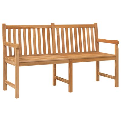 vidaXL Panchina da Giardino 150 cm in Legno Massello di Teak