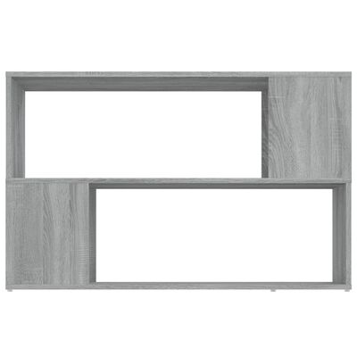 vidaXL Libreria Grigio Sonoma 100x24x63 cm in Legno Multistrato