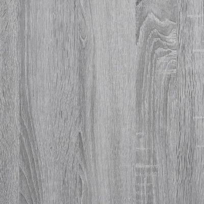 vidaXL Giroletto Cassetti Grigio Sonoma 75x190 cm Legno Multistrato