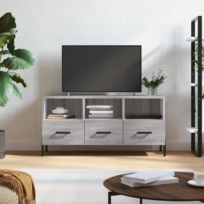 vidaXL Mobile TV Grigio Sonoma 102x36x50 cm in Legno Multistrato