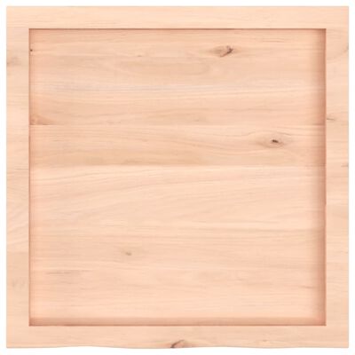 vidaXL Piano Bagno 60x60x(2-4) cm in Legno Massello Non Trattato