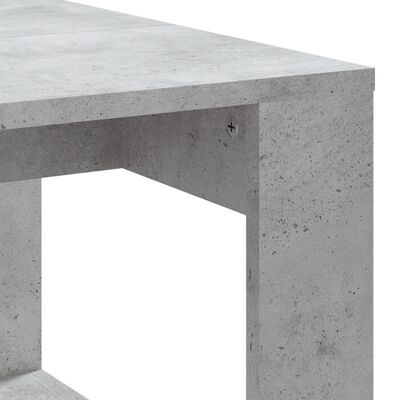 vidaXL Tavolino Salotto Grigio Cemento 102x50x35 cm Legno Multistrato