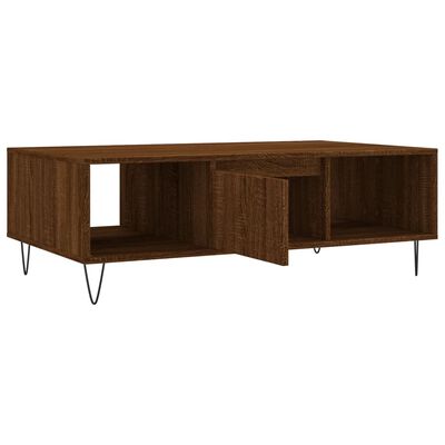 vidaXL Tavolino Salotto Rovere Marrone 104x60x35 cm Legno Multistrato