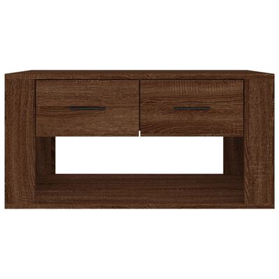 vidaXL Tavolino Salotto Rovere Marrone 80x50x40 cm Legno Multistrato