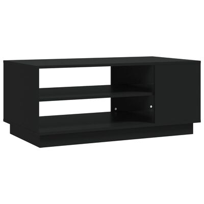 vidaXL Tavolino da Salotto Nero 102x55x43 cm in Truciolato