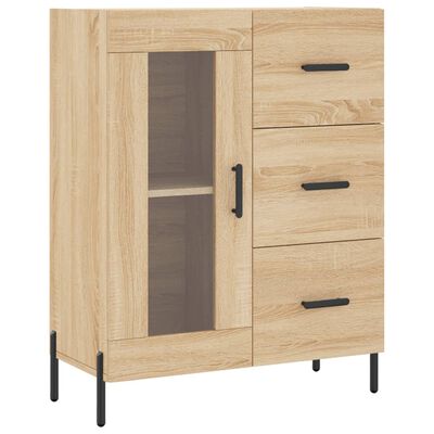 vidaXL Credenza Rovere Sonoma 69,5x34x90 cm in Legno Multistrato