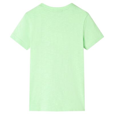 Maglietta per Bambini Verde Neon 140