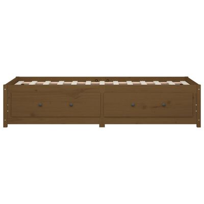 vidaXL Divano Letto senza Materasso Ambra 90x200cm Legno di Pino