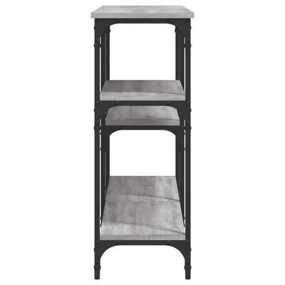 vidaXL Tavolo Consolle Grigio Sonoma 160x29x75 cm in Legno Multistrato