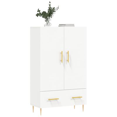 vidaXL Credenza Bianca 69,5x31x115 cm in Legno Multistrato