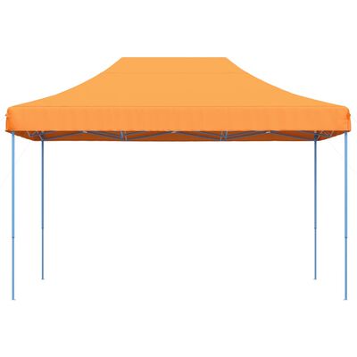 vidaXL Tenda da Festa Pieghevole Pop-Up Arancione 410x279x315 cm