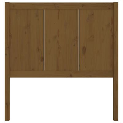 vidaXL Testiera per Letto ambra 105,5x4x100 cm Legno Massello di Pino