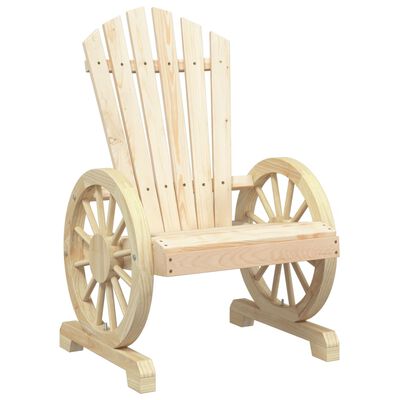 vidaXL Set Salotto da Giardino 4 pz in Legno Massello di Abete