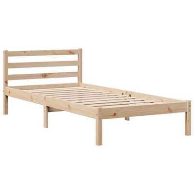 vidaXL Letto senza Materasso 90x200 cm in Legno Massello di Pino