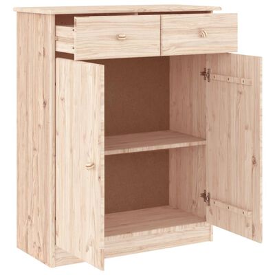 vidaXL Scarpiera ALTA 77x35x96 cm in Legno Massello di Pino