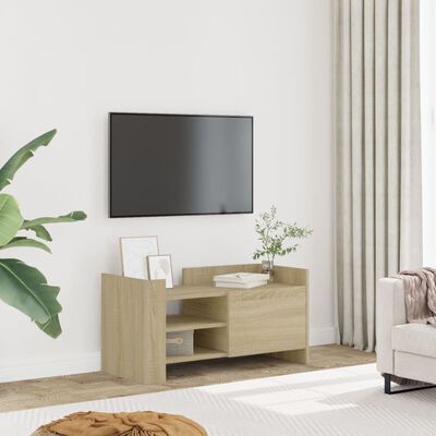 vidaXL Mobile Porta TV Rovere Sonoma 80x35x40 cm in Legno Multistrato