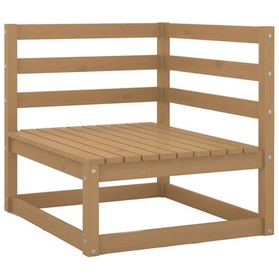 vidaXL Set Salotto Giardino 7 pz con Cuscini in Legno Massello di Pino