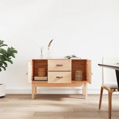 vidaXL Credenza 110x40x78 cm in Legno Massello di Pino