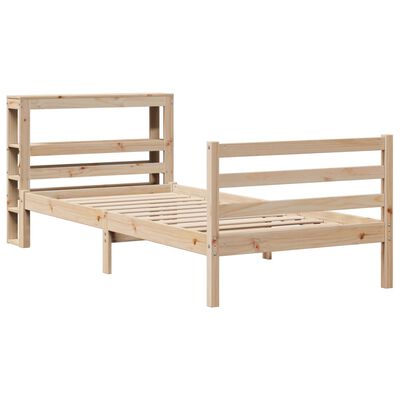 vidaXL Letto senza Materasso 90x200 cm in Legno Massello di Pino